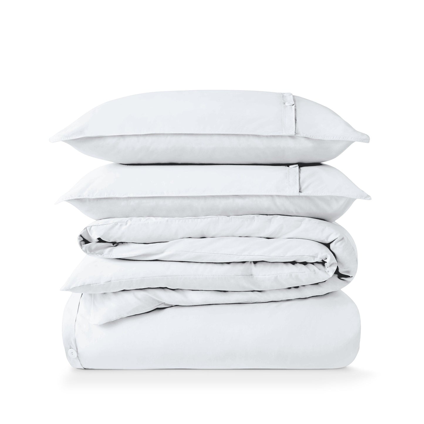 Bare Home Organic Cotton Percale Duvet Cover Set