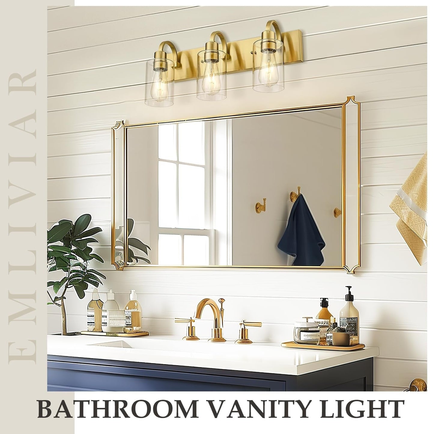 Bathroom Vanity Light Fixtures - Farmhouse Wall Light for Bathroom