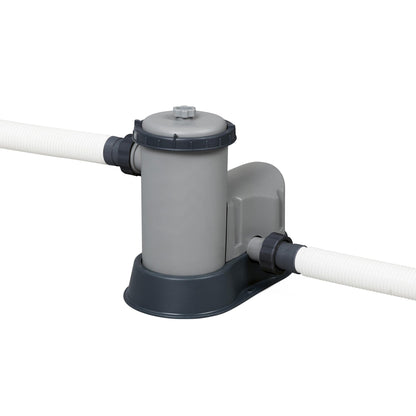 Piscine hors sol ronde Bestway Steel Pro MAX avec pompe et couverture