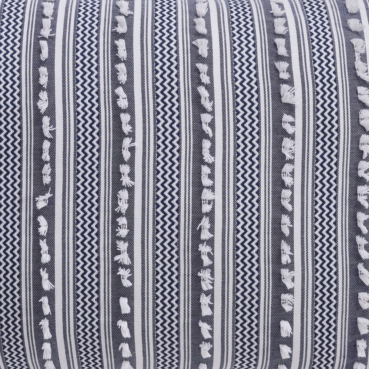 Better Trends Angelique Comforter Set 100% Cotton Tufted Soft Plush Chenille Elegant Stripes Machine Washable & Tumble Dry