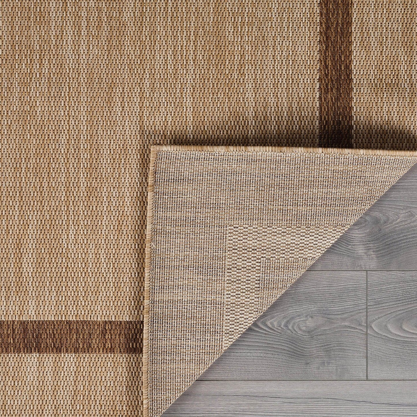 Tapis Beverly Rug moderne à bordures pour intérieur et extérieur, tapis d'extérieur pour patio, terrasse, porche