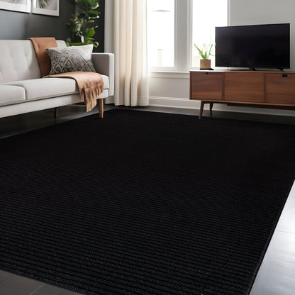 Tapis d'intérieur Beverly Rug uni, antidérapant, dos en caoutchouc, lavable