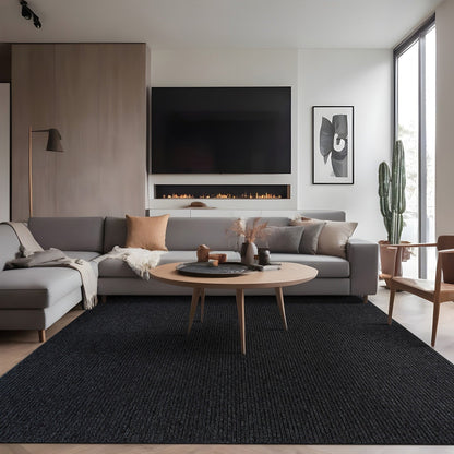 Tapis d'intérieur Beverly Rug uni, antidérapant, dos en caoutchouc, lavable