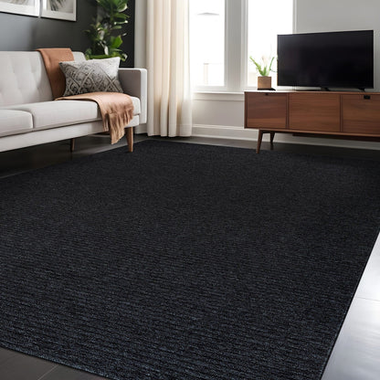 Tapis d'intérieur Beverly Rug uni, antidérapant, dos en caoutchouc, lavable