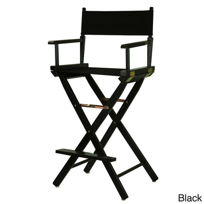 Black Frame 30-inch Director's Chair