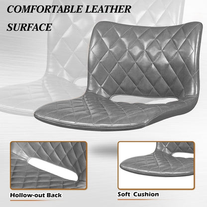 Bossin Adjustable Swivel Bar Stools with Backs – Counter Height