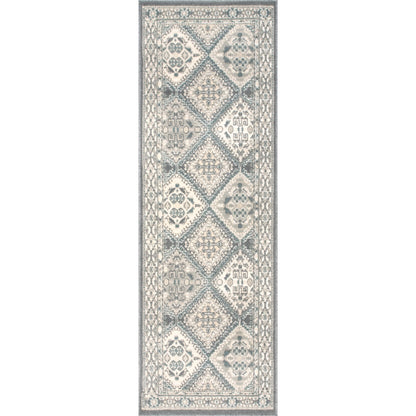 Tapis de sol carrelé traditionnel Nuloom Becca