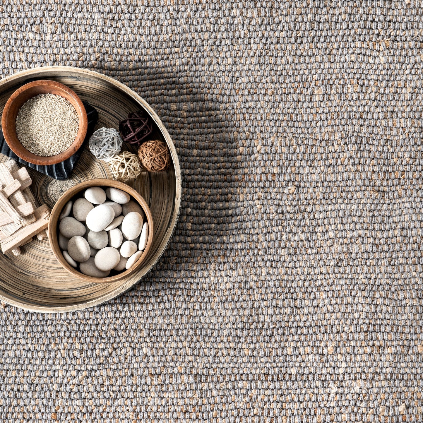 Tapis Nuloom Jacky Classic en mélange de jute