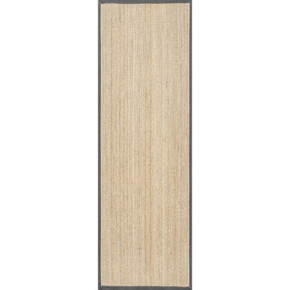 Tapis Nuloom Kiana Casual à bordure en jonc de mer