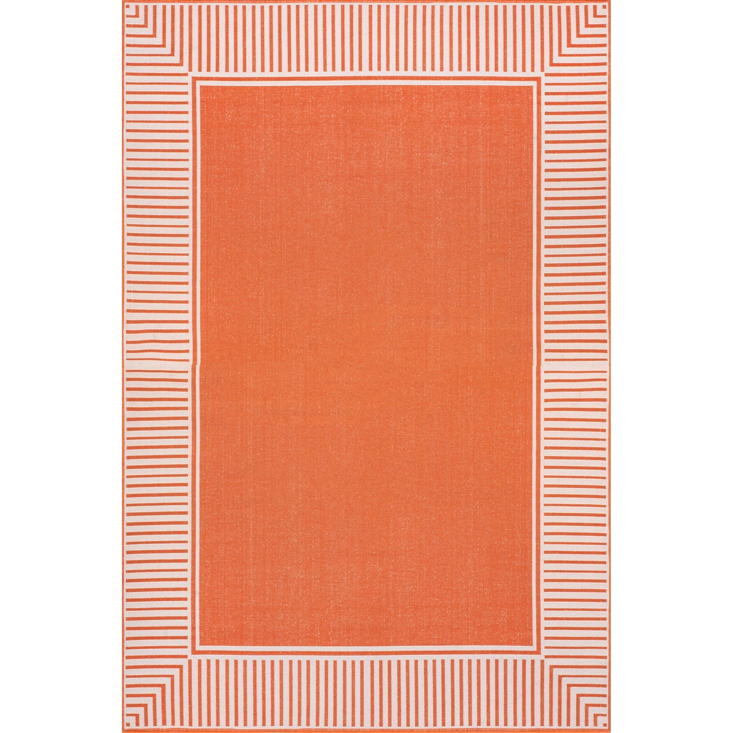 Tapis d'intérieur/extérieur Nuloom Leah Classic à bordures