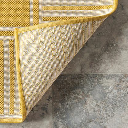 Tapis d'intérieur/extérieur Nuloom Leah Classic à bordures