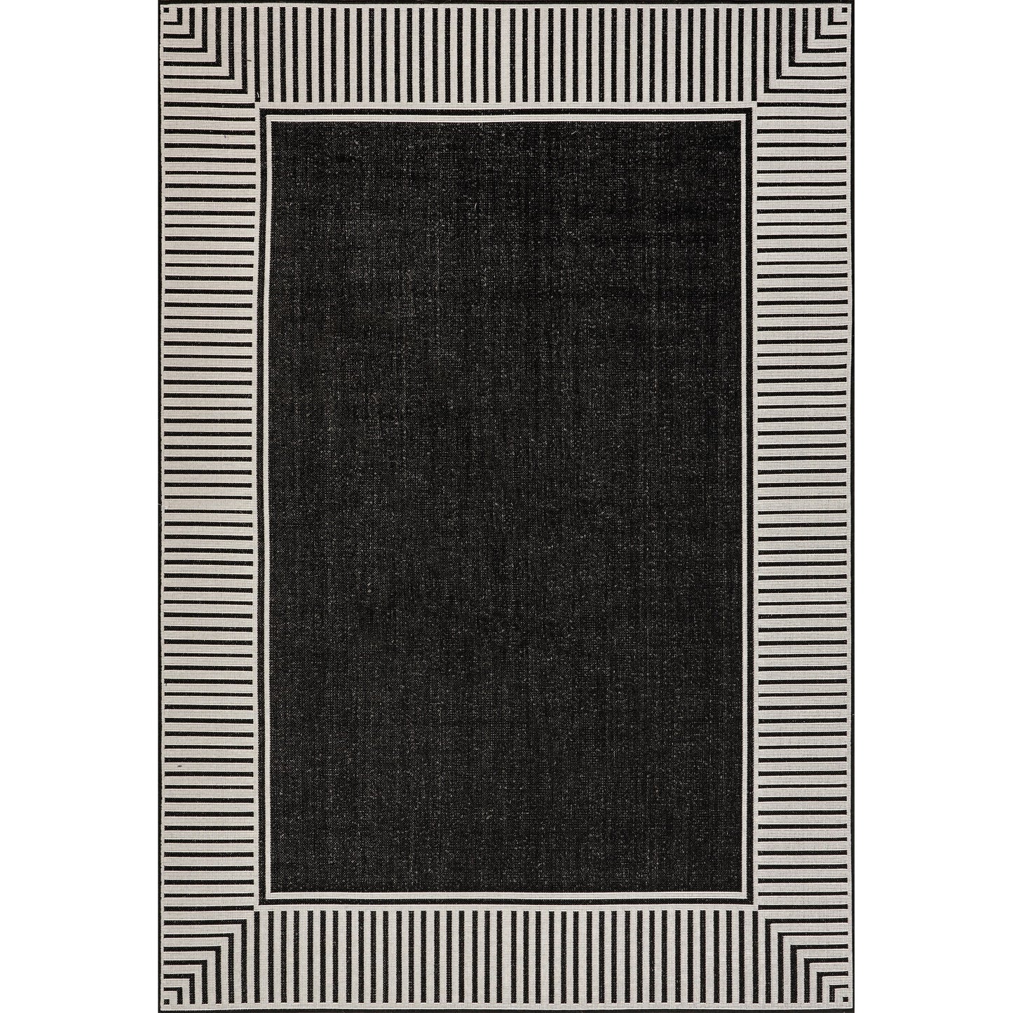 Tapis d'intérieur/extérieur Nuloom Leah Classic à bordures