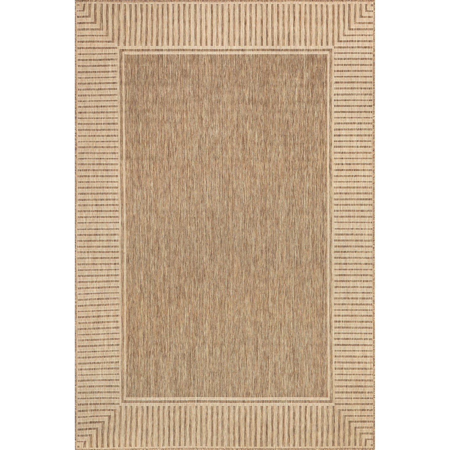 Tapis d'intérieur/extérieur Nuloom Leah Classic à bordures