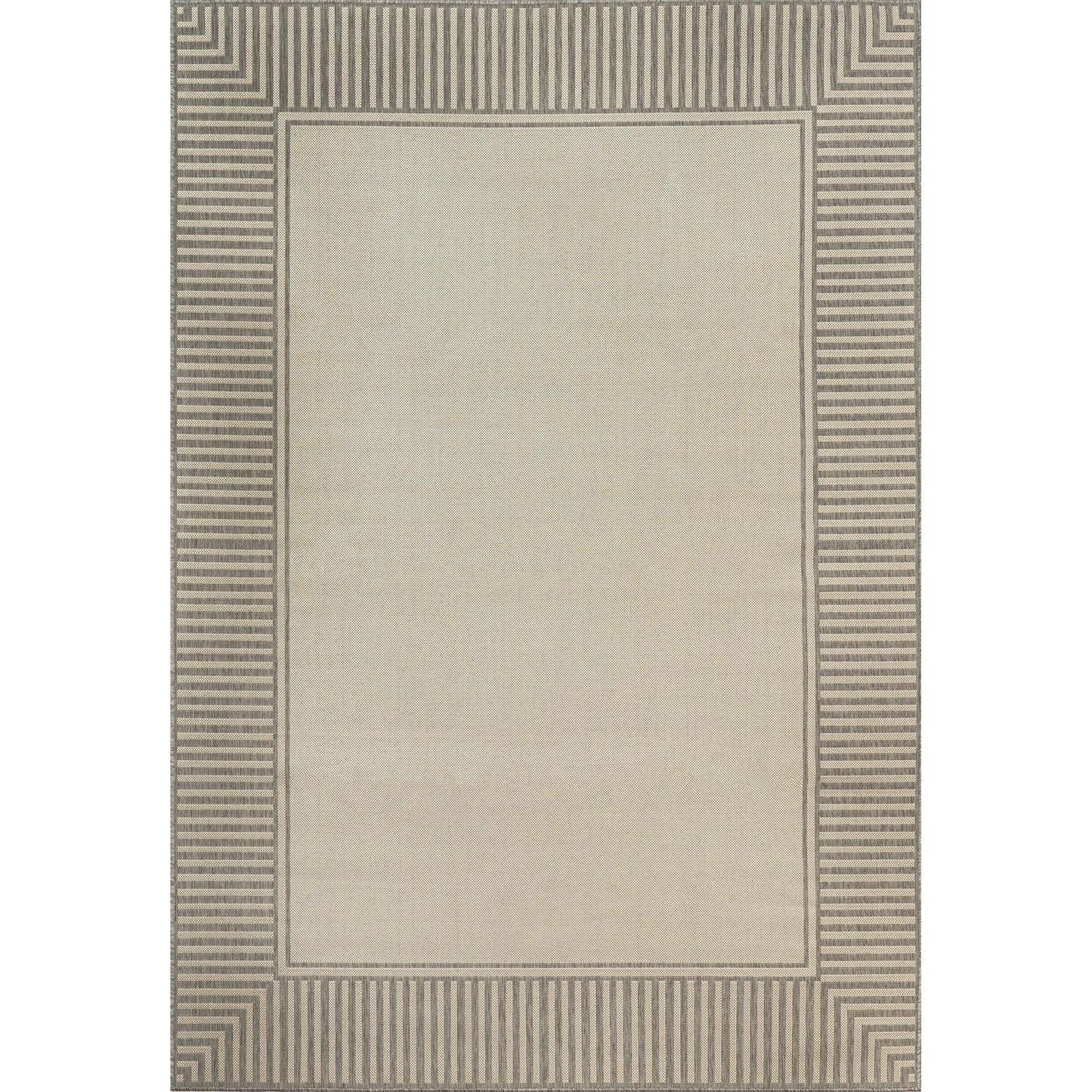 Tapis d'intérieur/extérieur Nuloom Leah Classic à bordures