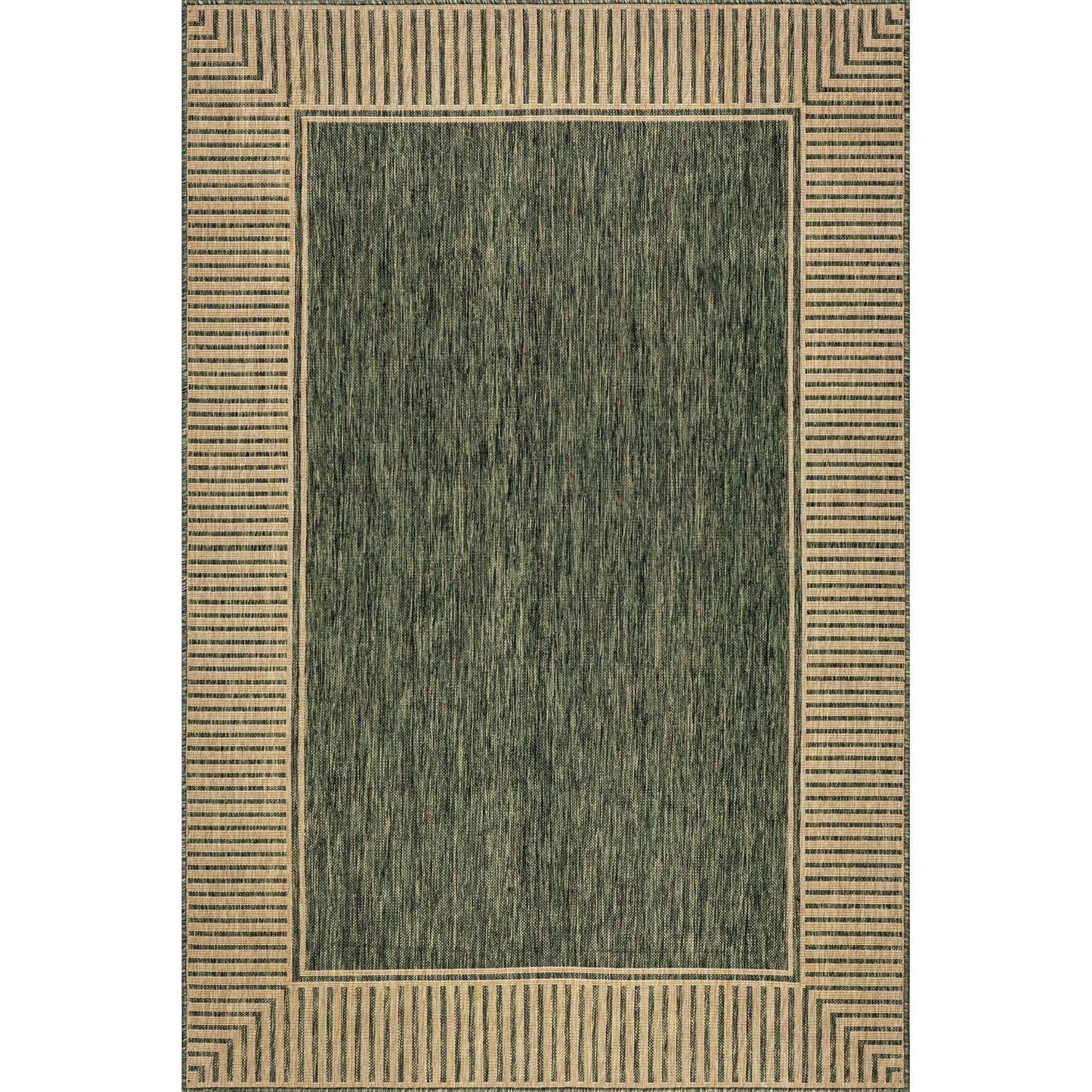 Tapis d'intérieur/extérieur Nuloom Leah Classic à bordures