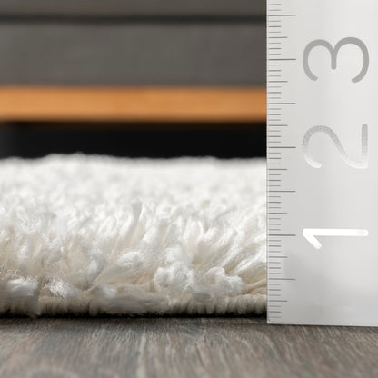 Tapis moderne à poils longs et à pampilles Neva Nuloom