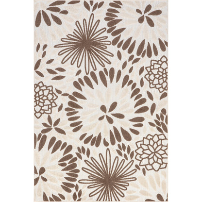 Tapis d'intérieur/extérieur Nuloom Ronda à motif floral audacieux