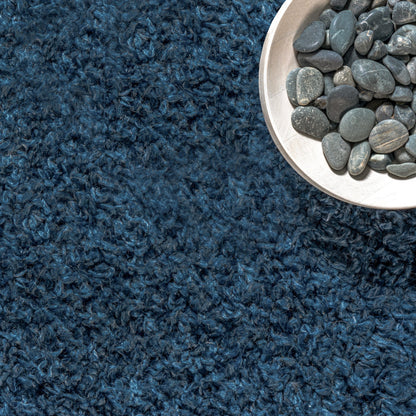 Tapis moderne à poils longs et à pampilles Neva Nuloom