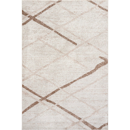 Tapis de sol moderne abstrait Nuloom Skylar