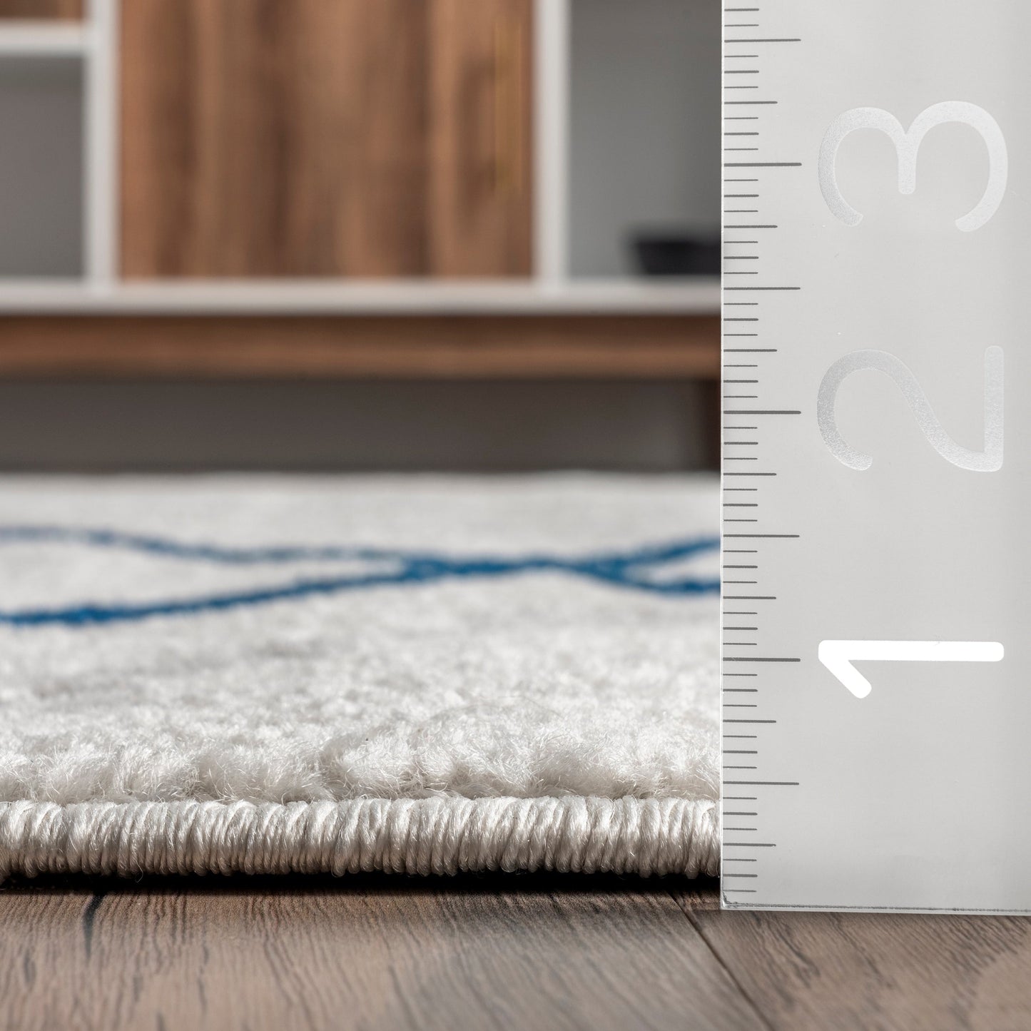 Tapis de sol moderne abstrait Nuloom Skylar