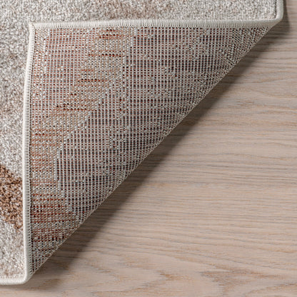 Tapis de sol moderne abstrait Nuloom Skylar