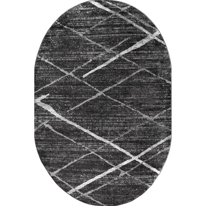 Tapis de sol moderne abstrait Nuloom Skylar