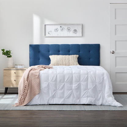 Brookside Kaylee Adjustable Square & Diamond Tufted Upholstered Headboard