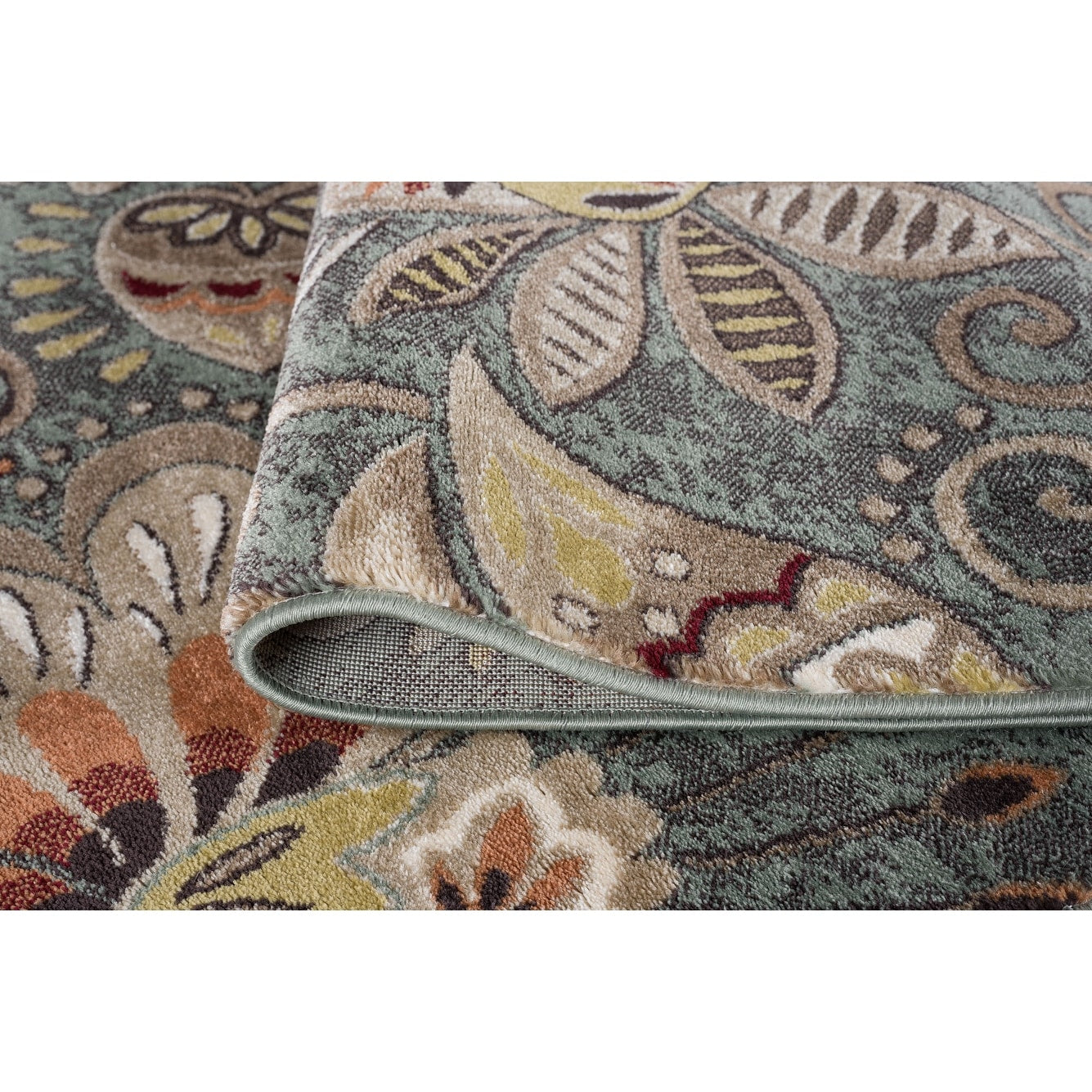Tapis d'intérieur Caprice style moderne du milieu du siècle à motif floral