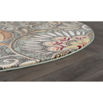 Tapis d'intérieur Caprice style moderne du milieu du siècle à motif floral