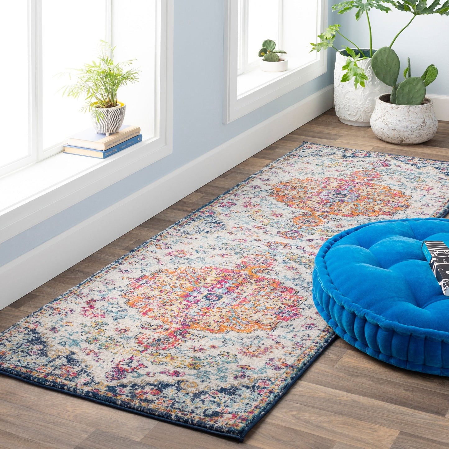 Tapis de sol vintage bohème Caressa de Livabliss