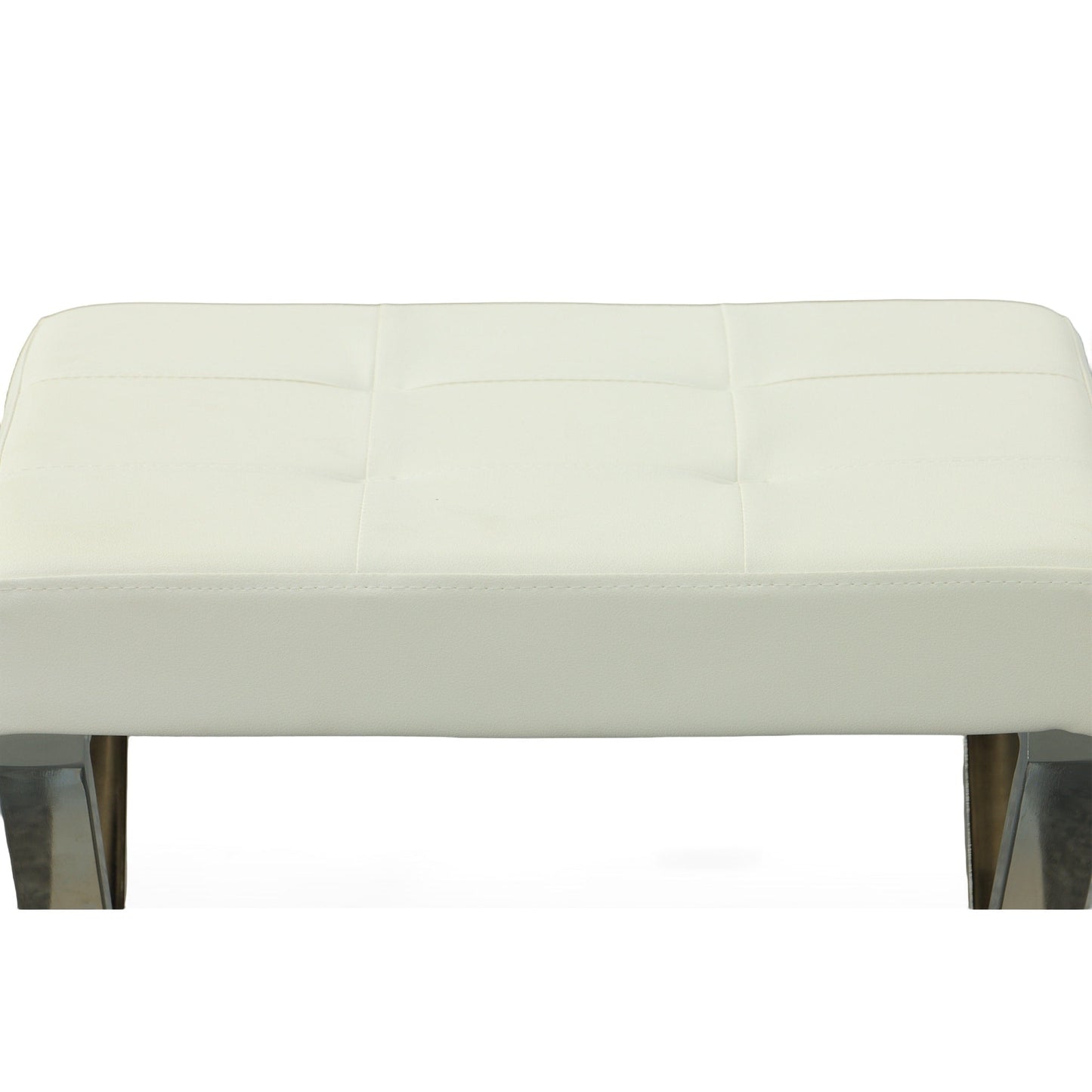 Banc de toilette Carolina Living Elisabetta - Blanc/Chrome