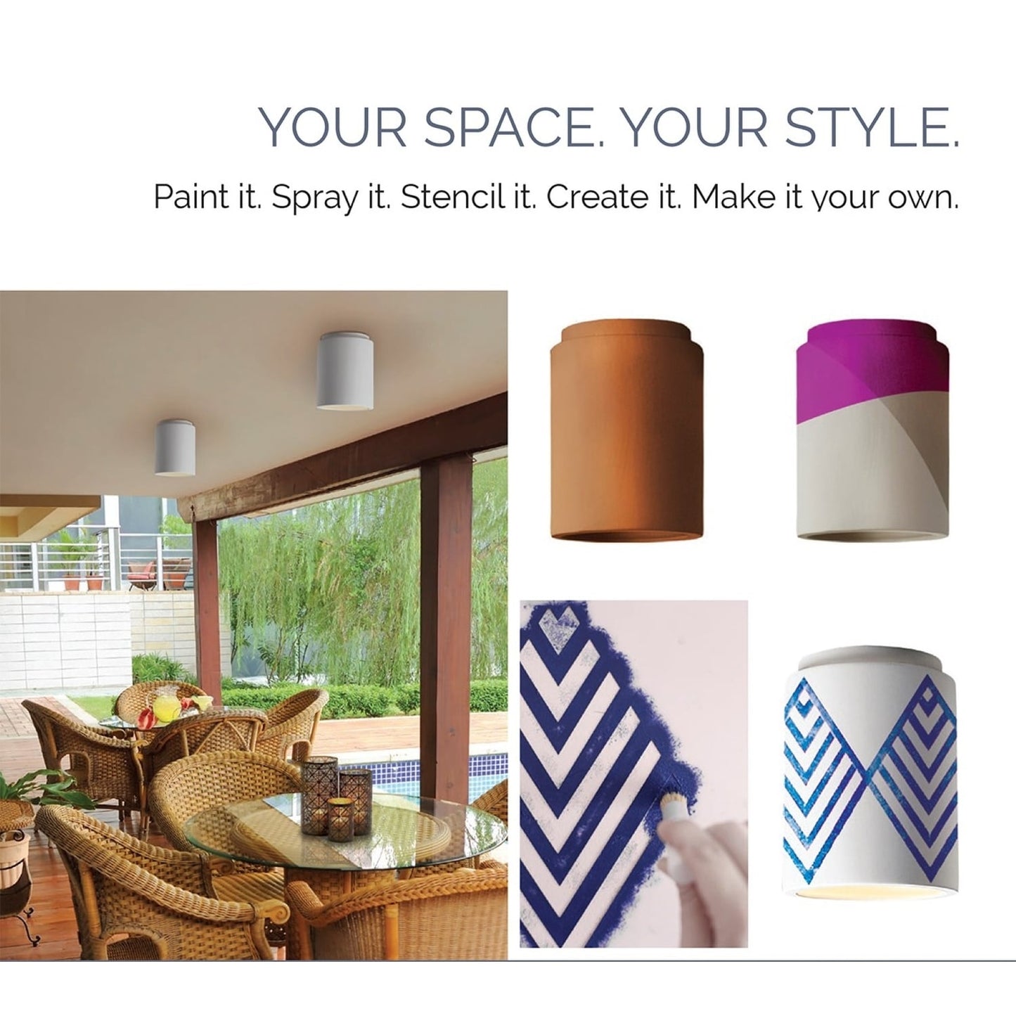 Sablier en céramique encastré