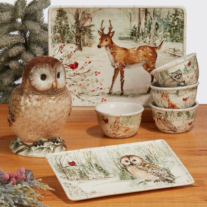 Service de table 16 pièces certifié Winter's Walk, service pour 4 personnes