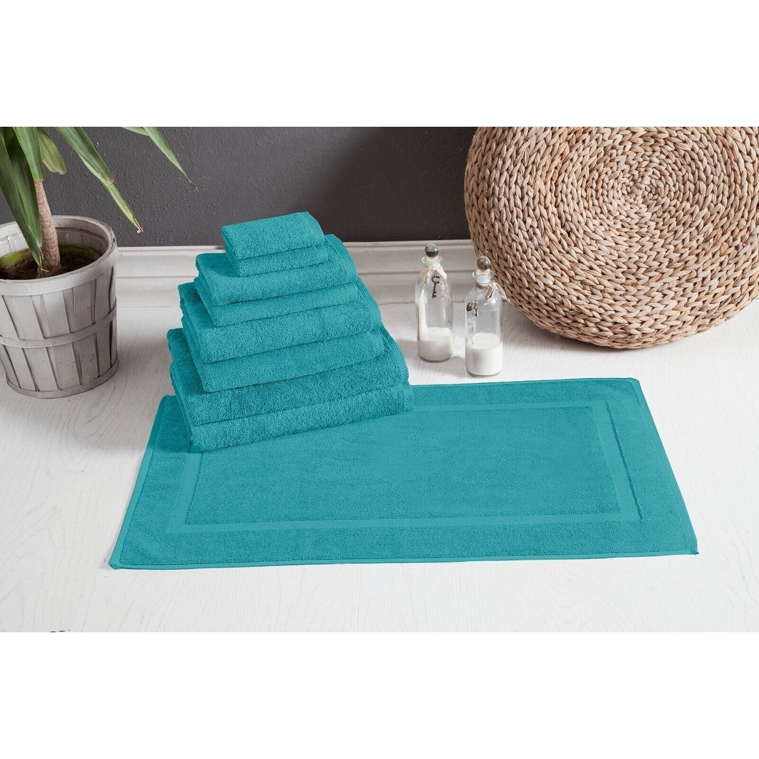 Ensemble de serviettes CTT 100 % coton turc, 8 ou 9 pièces, séchage rapide et absorbantes