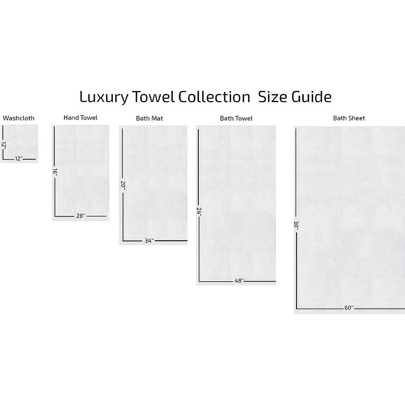 Ensemble de serviettes CTT 100 % coton turc, 8 ou 9 pièces, séchage rapide et absorbantes