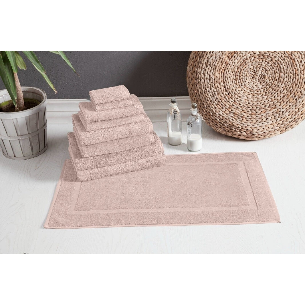 Ensemble de serviettes CTT 100 % coton turc, 8 ou 9 pièces, séchage rapide et absorbantes