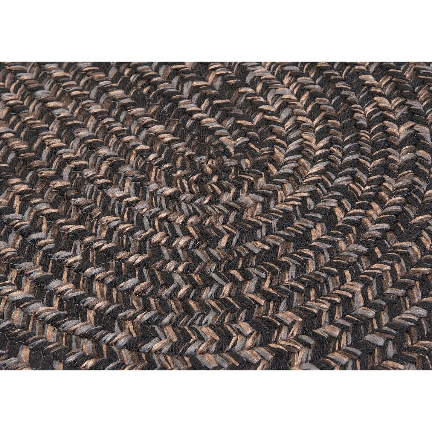 Tapis ovale réversible tressé Colonial Mills Hillsdale