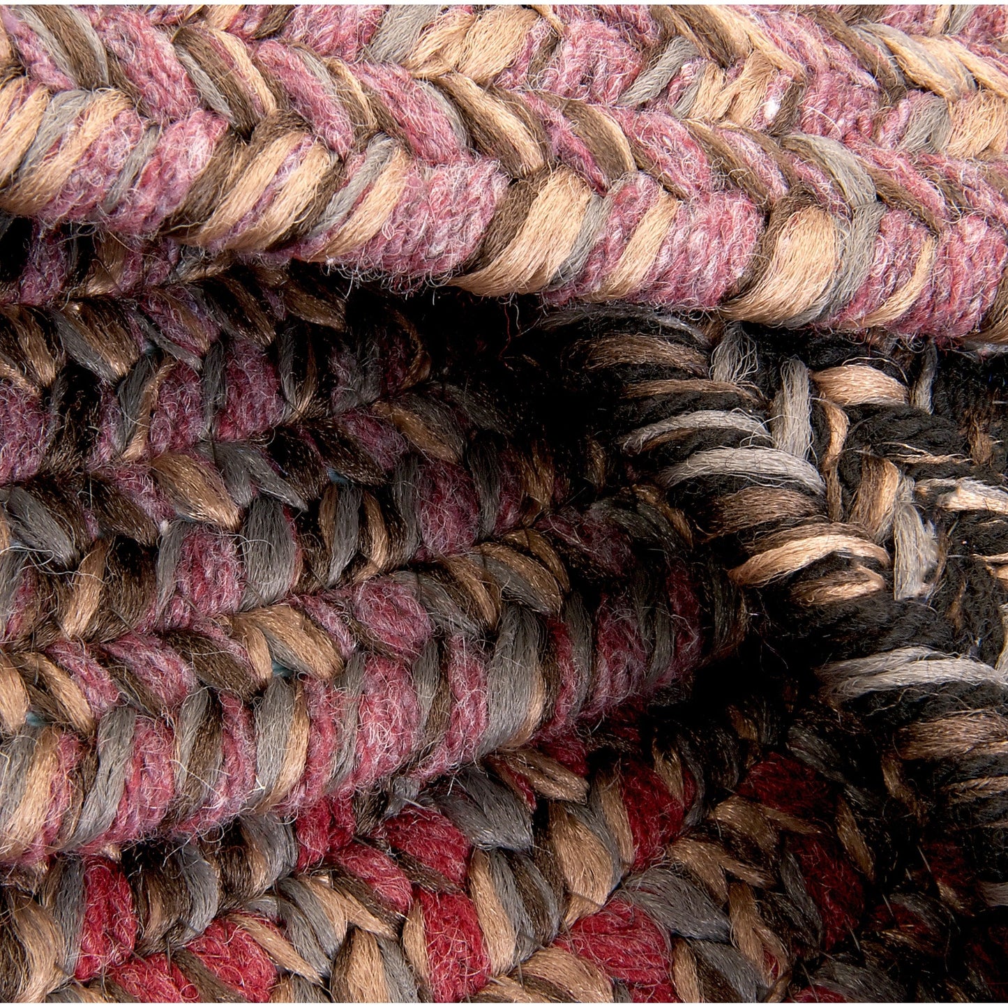 Tapis ovale réversible tressé Colonial Mills Hillsdale