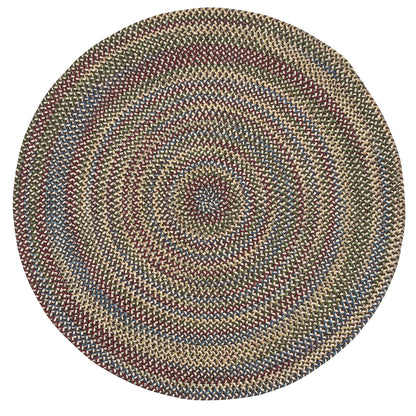 Tapis rond tressé rustique Worley de Colonial Mills