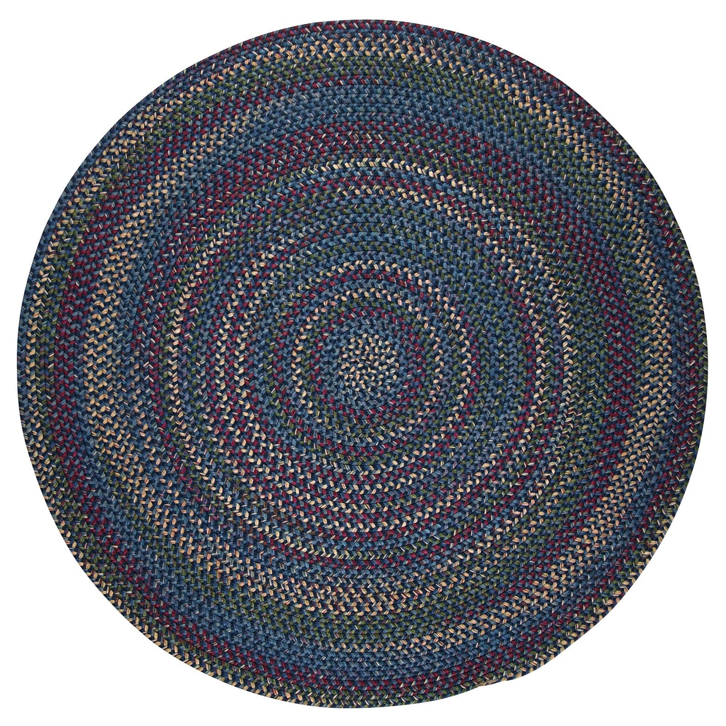 Tapis rond tressé rustique Worley de Colonial Mills