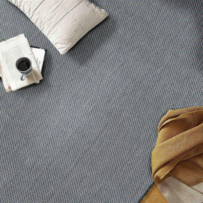 Tapis contemporain uni d'intérieur/extérieur