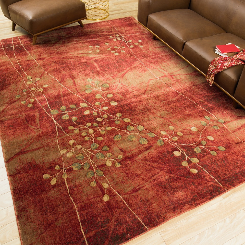 Tapis Nourison Somerset à motif floral contemporain