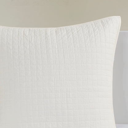 Intelligent Design Maize Cotton Jacquard Duvet Cover Set with Euro Shams and Throw Pillows