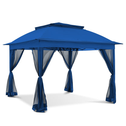 Gazebo escamotable en acier Cozywor de 11 pi x 11 pi avec moustiquaire
