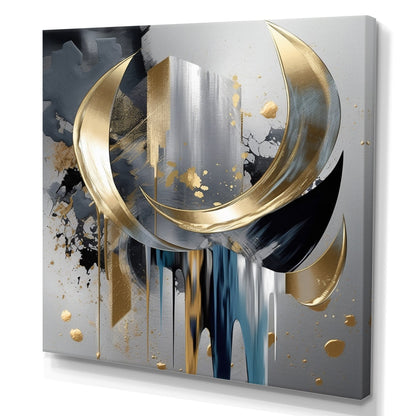 Designart Abstract Shapes And Lines I Abstract Marble Wall Decor