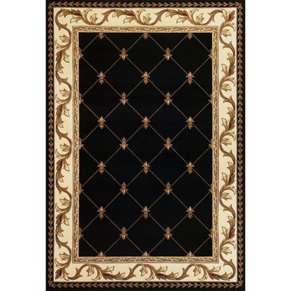 Tapis Domani Classics style victorien à bordure en treillis