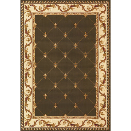 Tapis Domani Classics style victorien à bordure en treillis