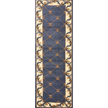 Tapis Domani Classics style victorien à bordure en treillis