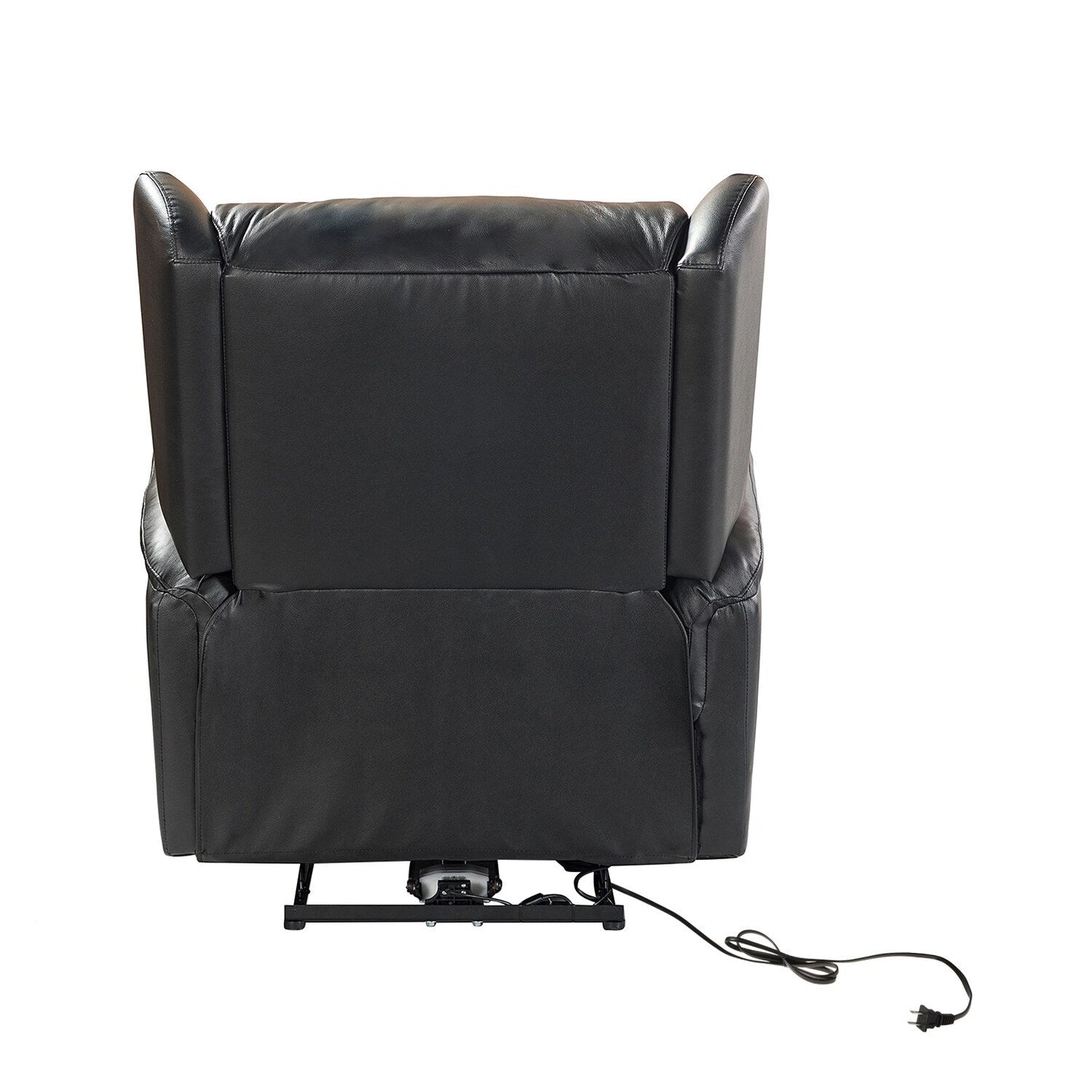 Fauteuil inclinable électrique Eduardo en cuir véritable avec port USB (lot de 2)