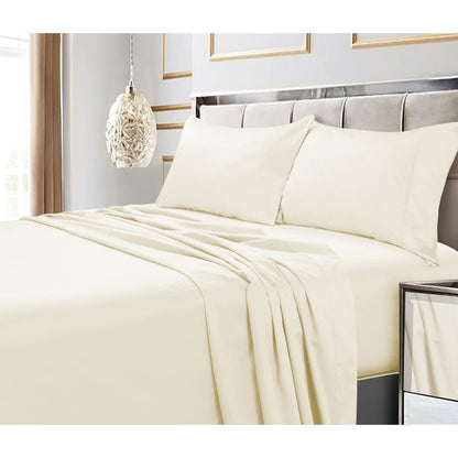 Egyptian Cotton 600 Thread Count Extra Deep Pocket Bed Sheet Set